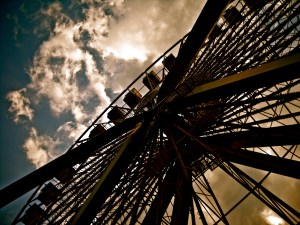 Ferris wheel at Navy Pier in Chicago.